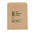Natural kraft paper merchandise bag printed with 1 color